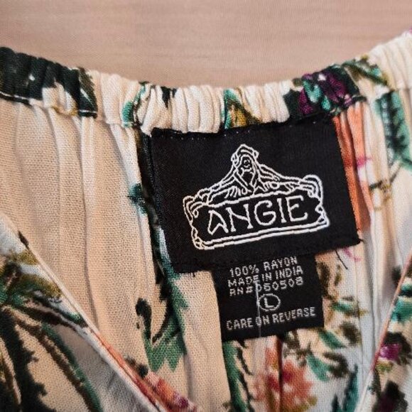 NWT Angie Boho Floral Dress SZ L - Picture 4 of 4